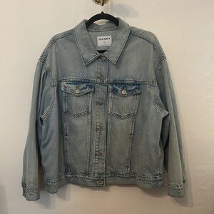 Old Navy Women's Light Blue Denim Jacket 2X